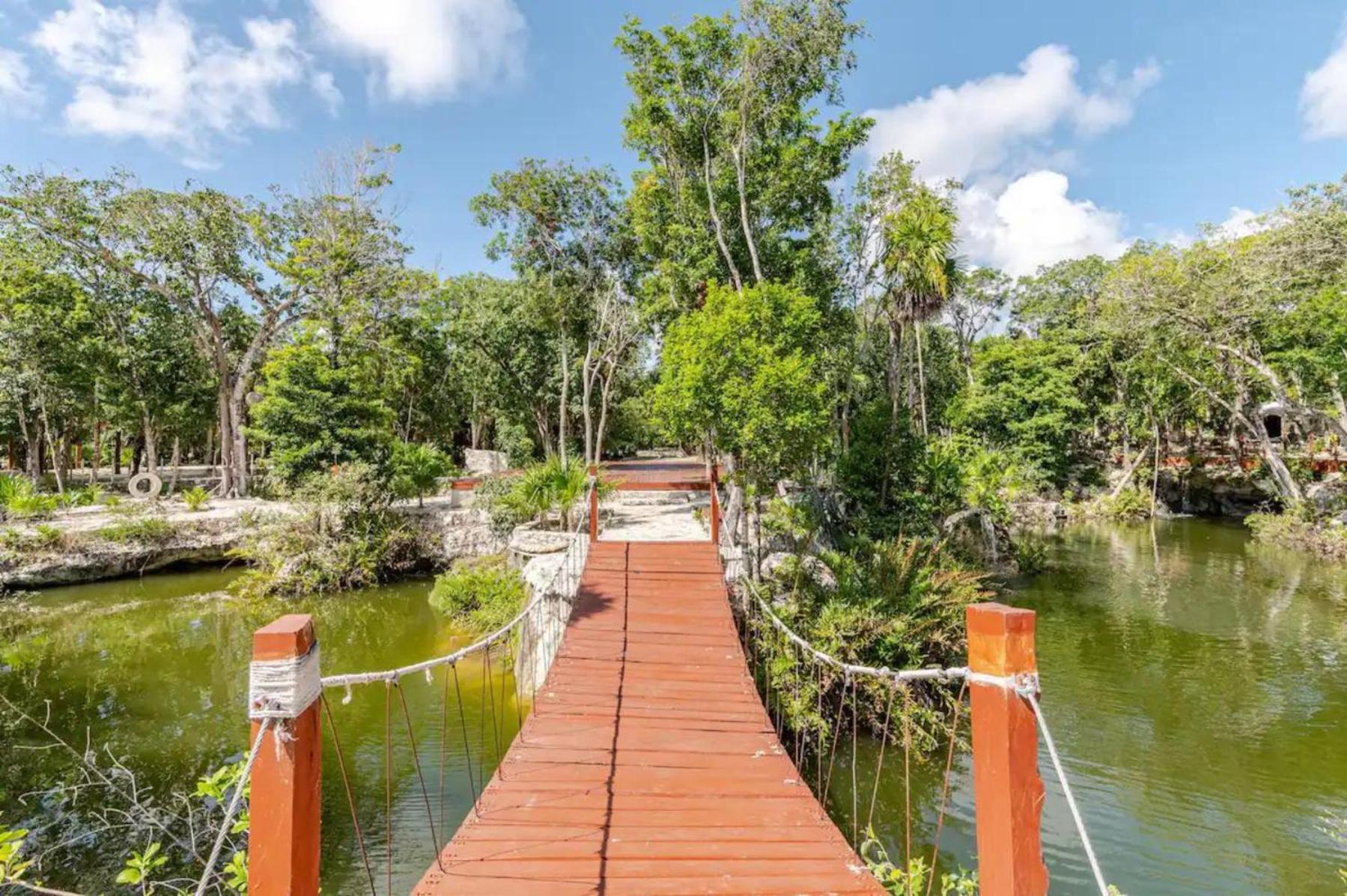 Apartamento Departamento 2, Country Home, Con Muelle De Pesca, Club De Playa, Alberca, Cenote Y Campo De Golf, Contrata Day Pass Bahia Principe Tulum