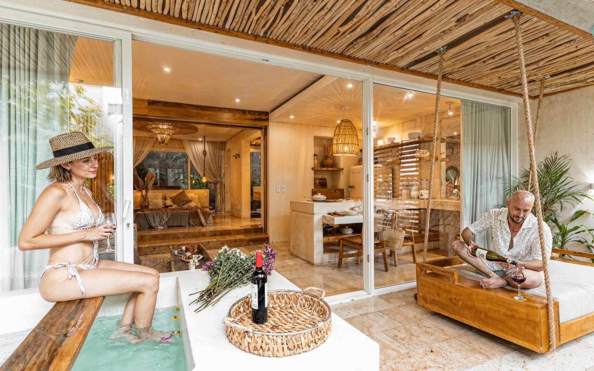Jungle Chic - Luxury Stylish Loft W Private Hot Tub And Infinity Pool *