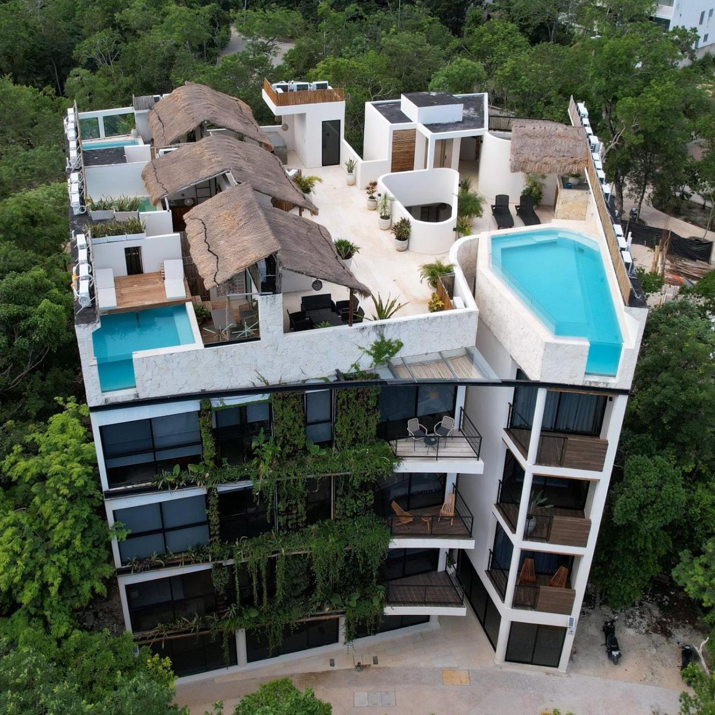 Apartment Luxury Penthouse-private Rooftop Pool-walkable Tulum