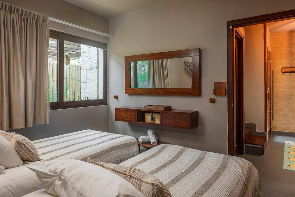 Villa Tulum-Style Retreat 5Br Villa With Pool And Relaxing Jacuzzi Tulum