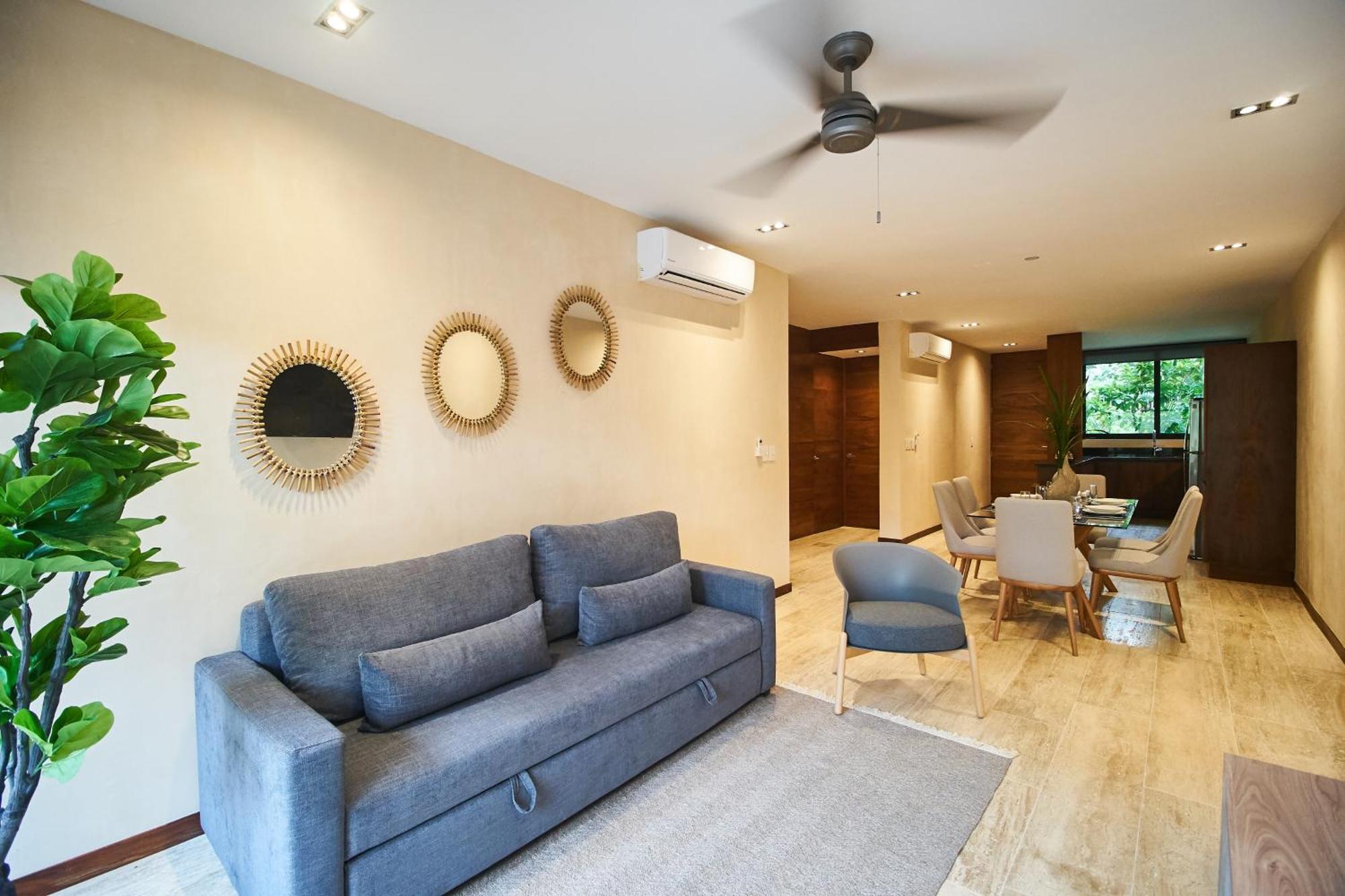 Apartment Aldea Zama Hideaway With Private Pool In Gated Community Tulum