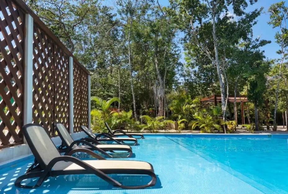 4Br Jungle Villa With Jacuzzi In Private Gated Community Tulum