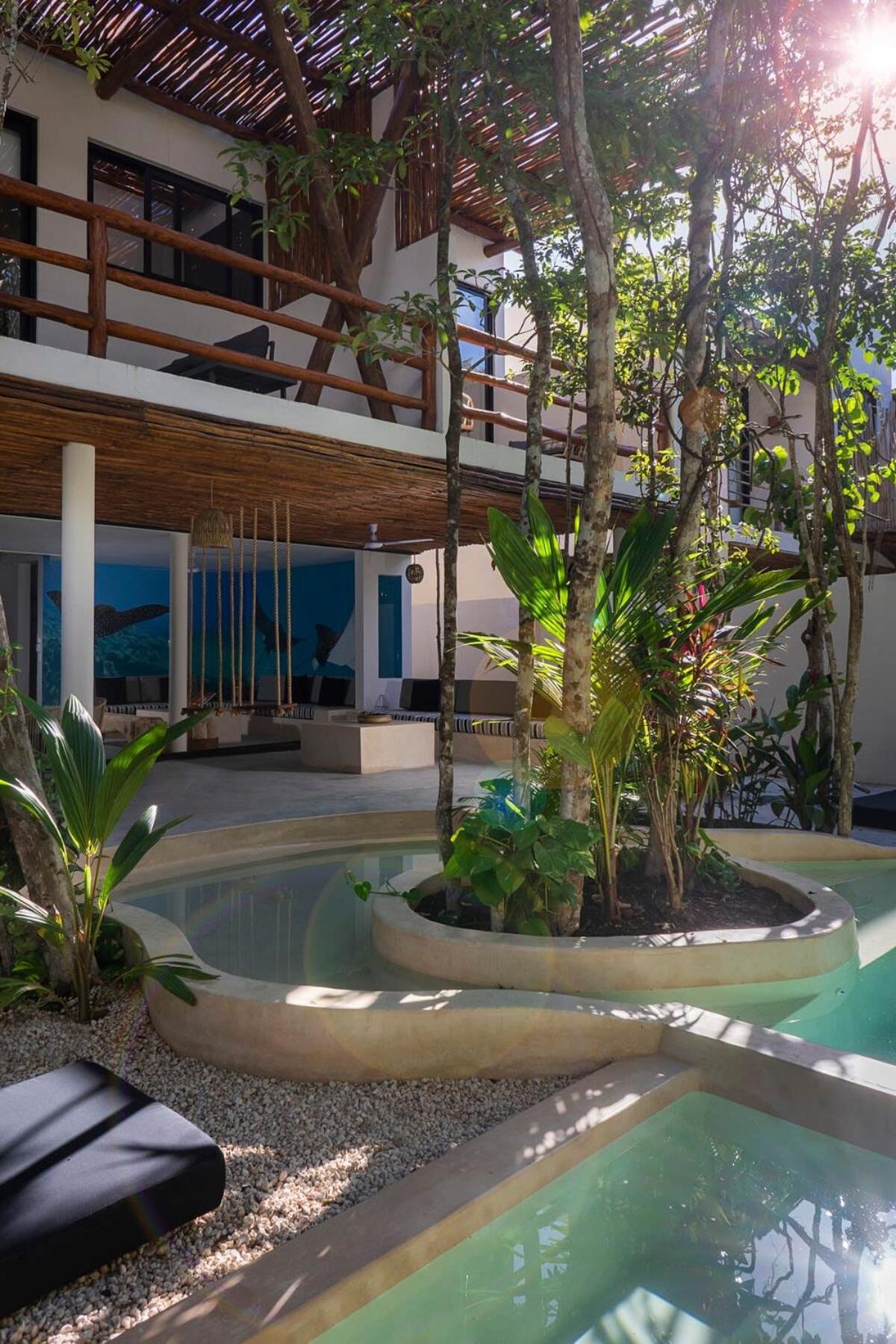 4Br Jungle Villa With Jacuzzi In Private Gated Community Tulum