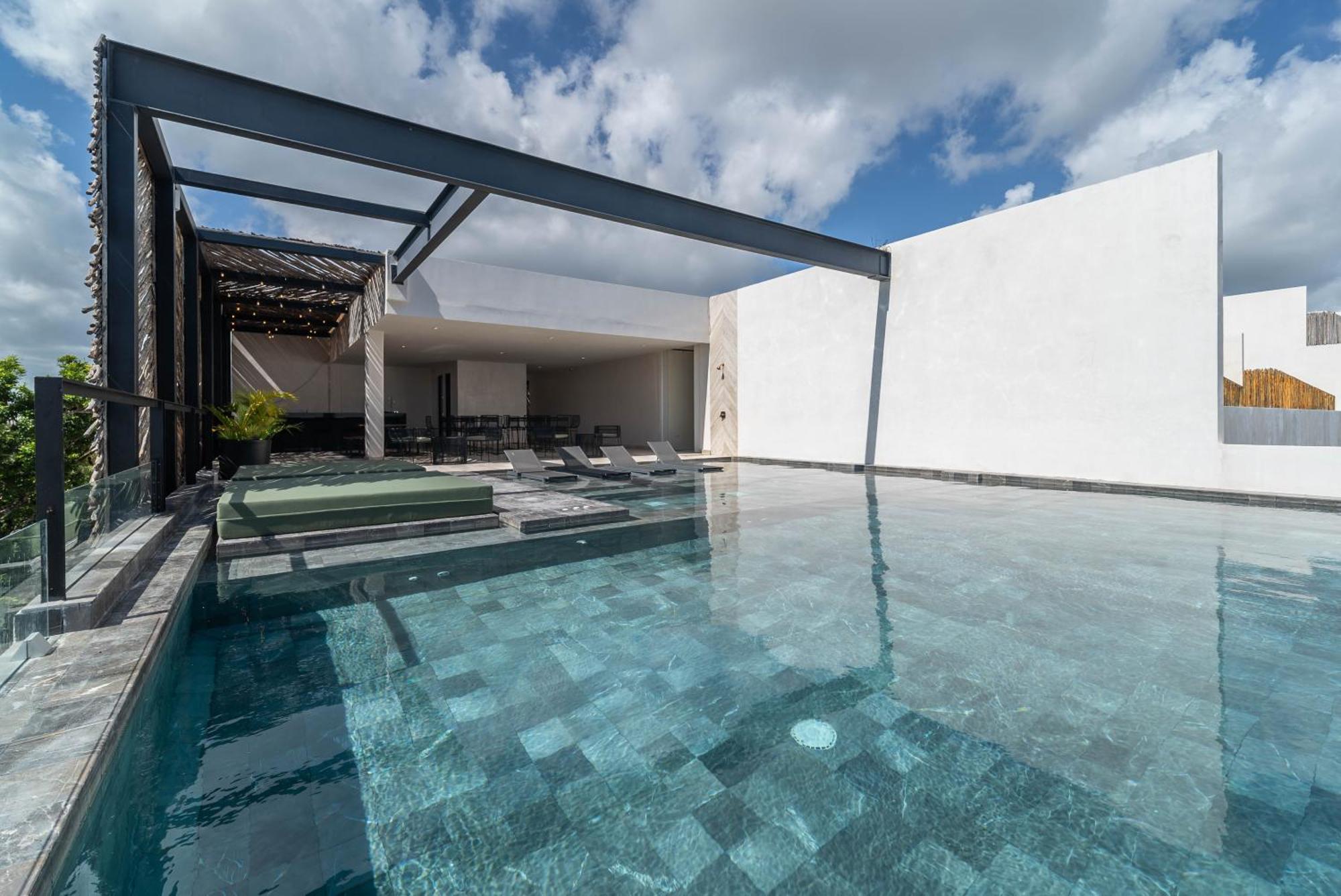 Lux 2br With Rooftop Pool, Spa, Gym, Kids Playroom Tulum
