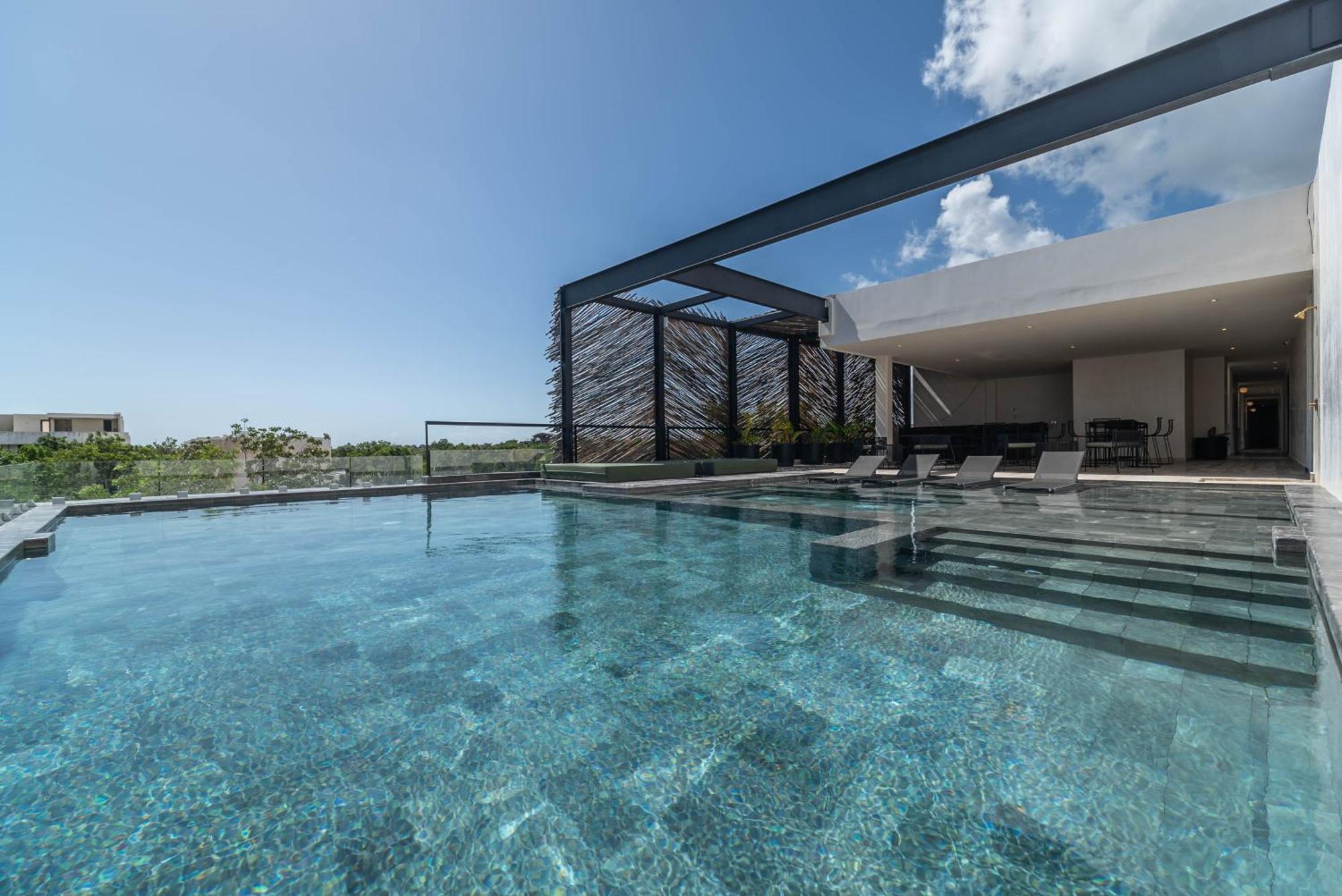Lux 1br With Rooftop Pool, Spa, Gym, Kids Playroom Tulum