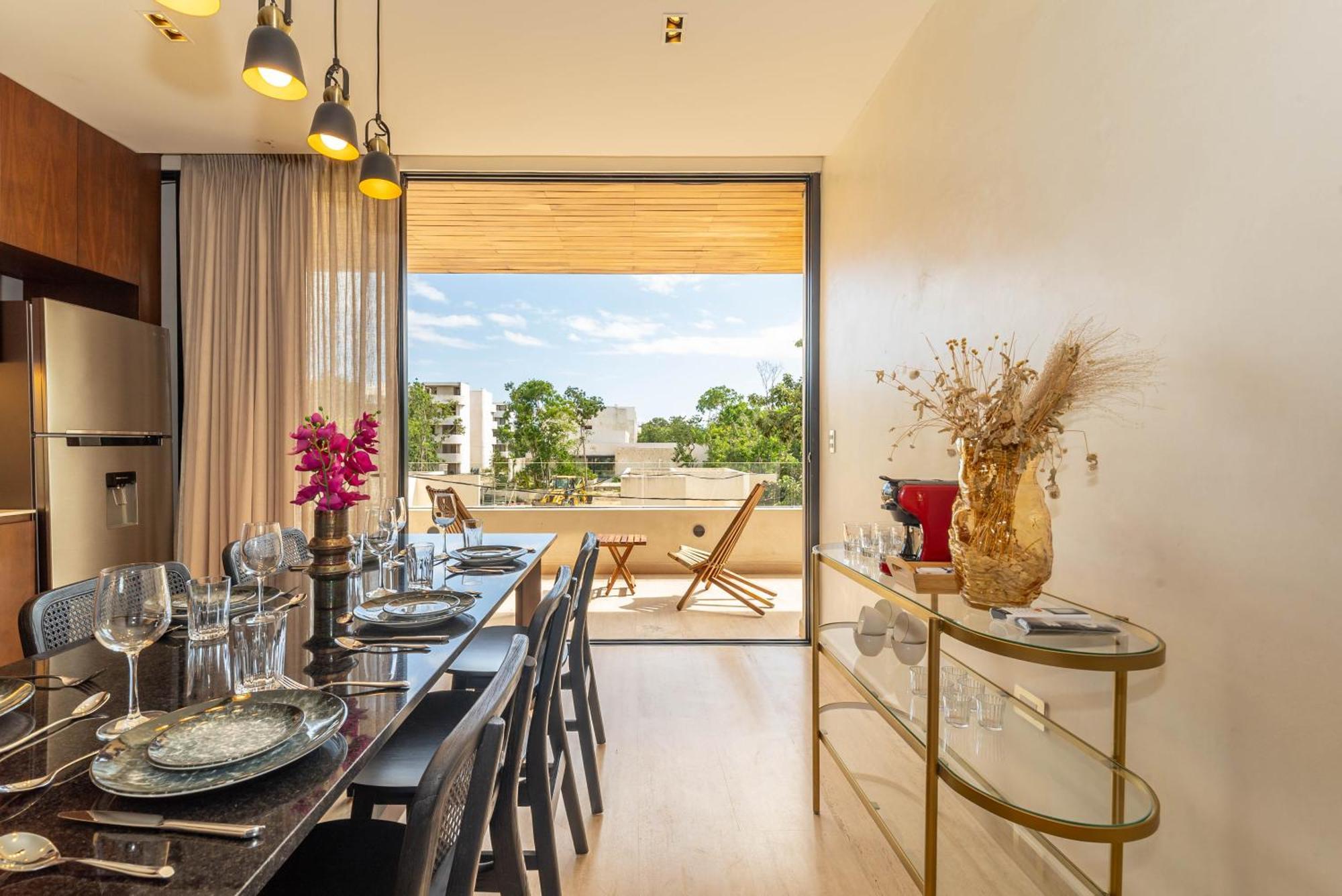 Lux 2br With Rooftop Pool, Spa, Gym, Kids Playroom Tulum