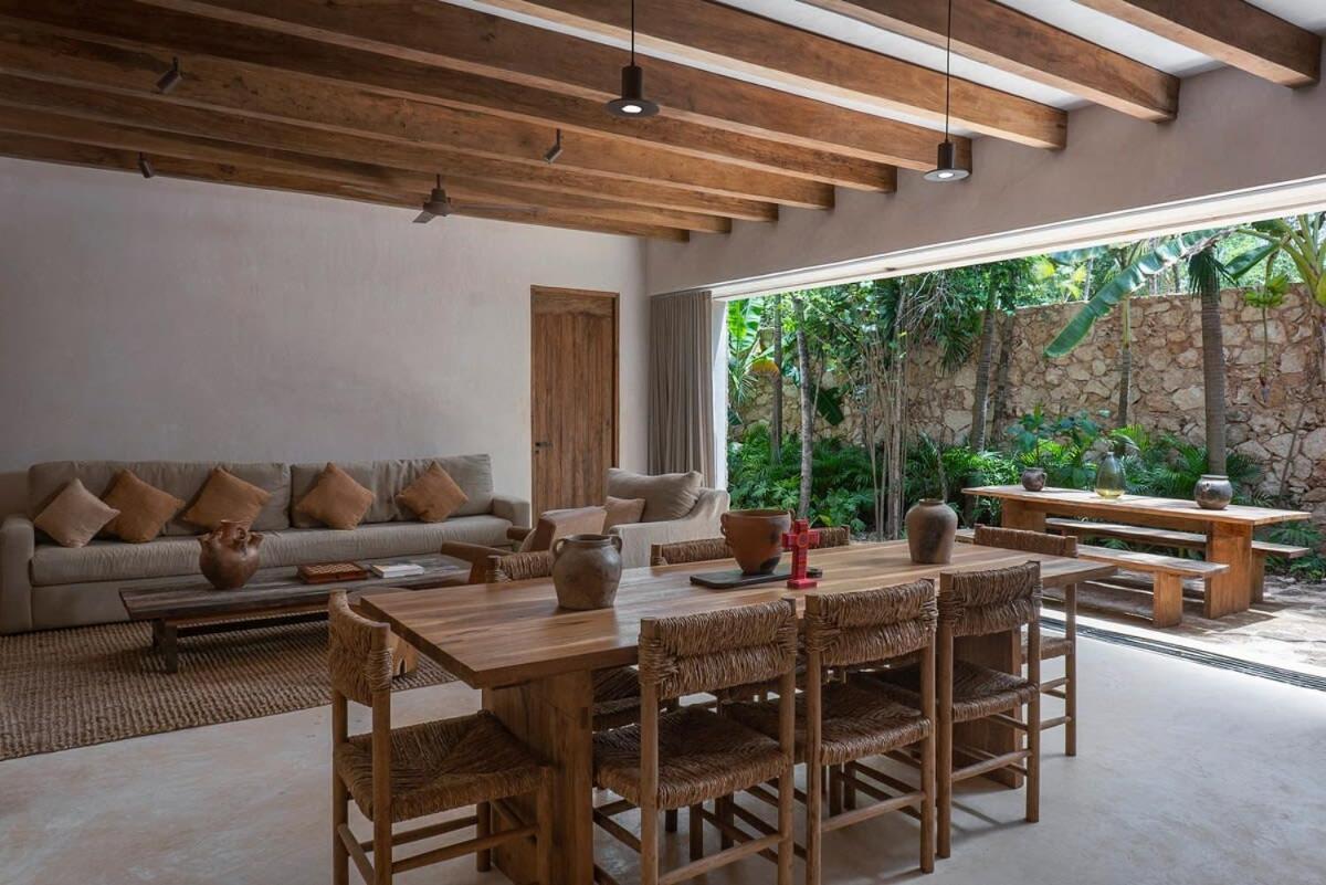 Holiday home Boho 3br Organic Design Gated & Rooftop *