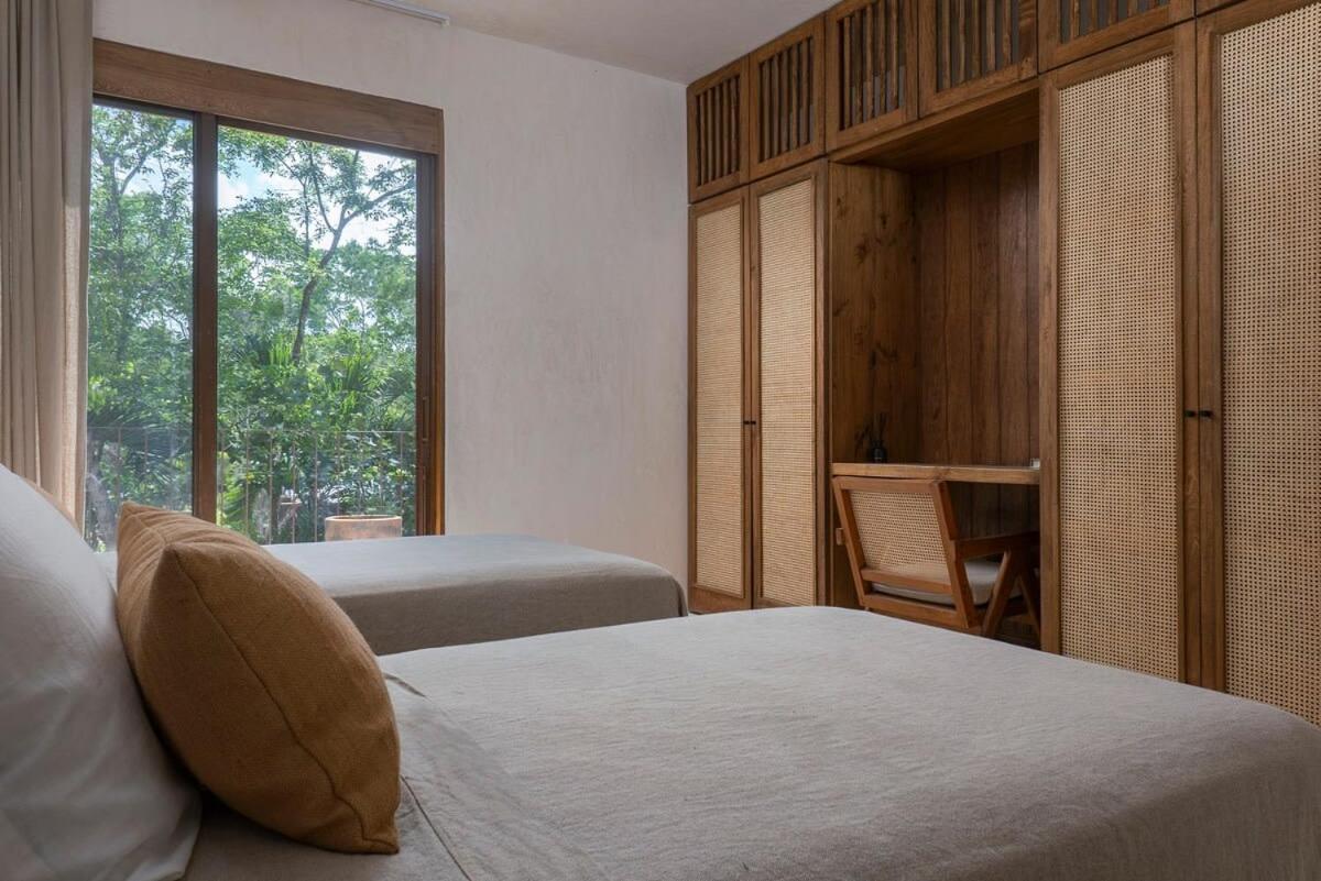 Boho 3br Organic Design Gated & Rooftop Holiday home Tulum