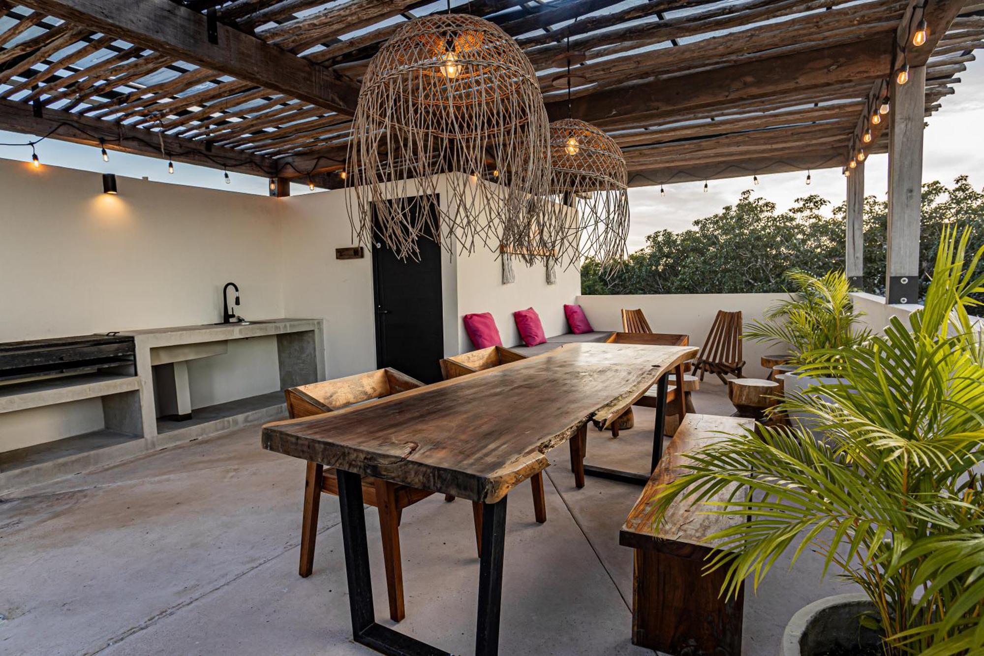 Downtown Delight -roof With Pool & Bbq & Jungle Gym Apartment Tulum