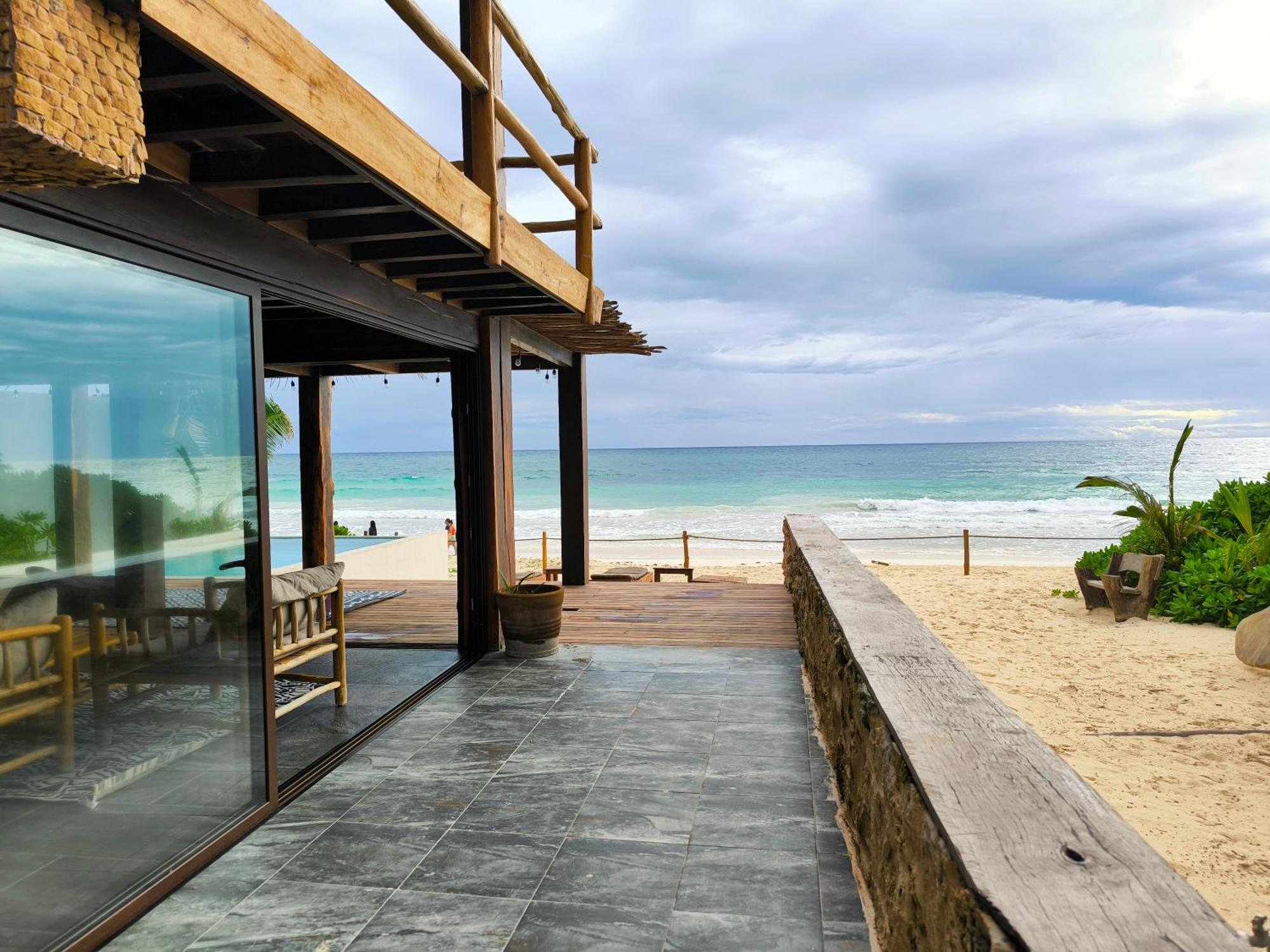 Casa Aakbal Private Fron Sea Location Villa Tulum