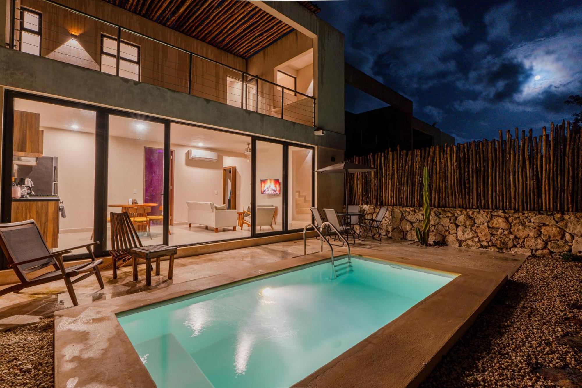 Close To Cenotes Private Pool 24hr Hr Security Gym Yoga Tulum