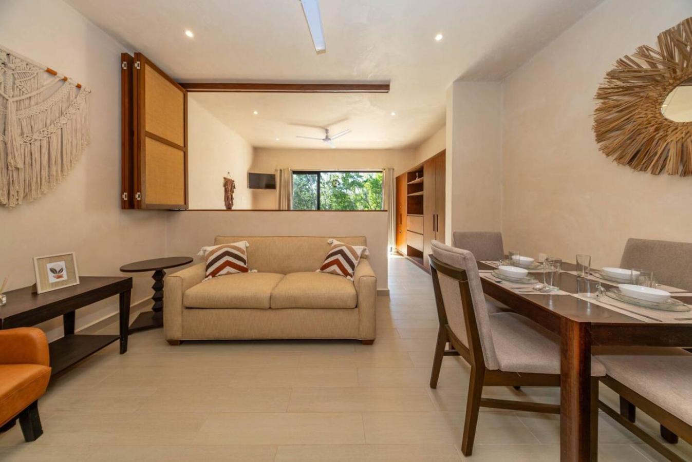 Apartment 1 Bedroom With Rooftop Pool In Jungle At Paraiso Tulum