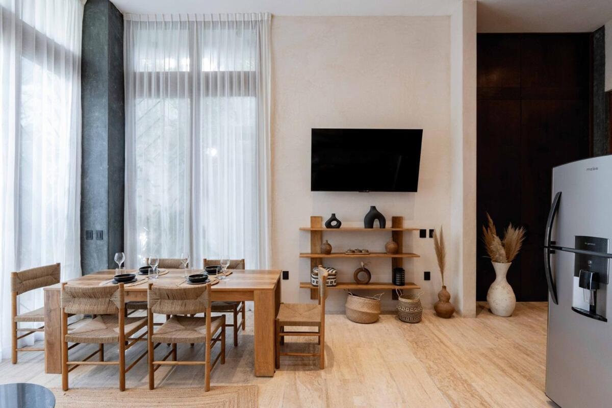 Casa Bohemia 3 Bdr With Pvt Pool & Rooftop Apartment Tulum