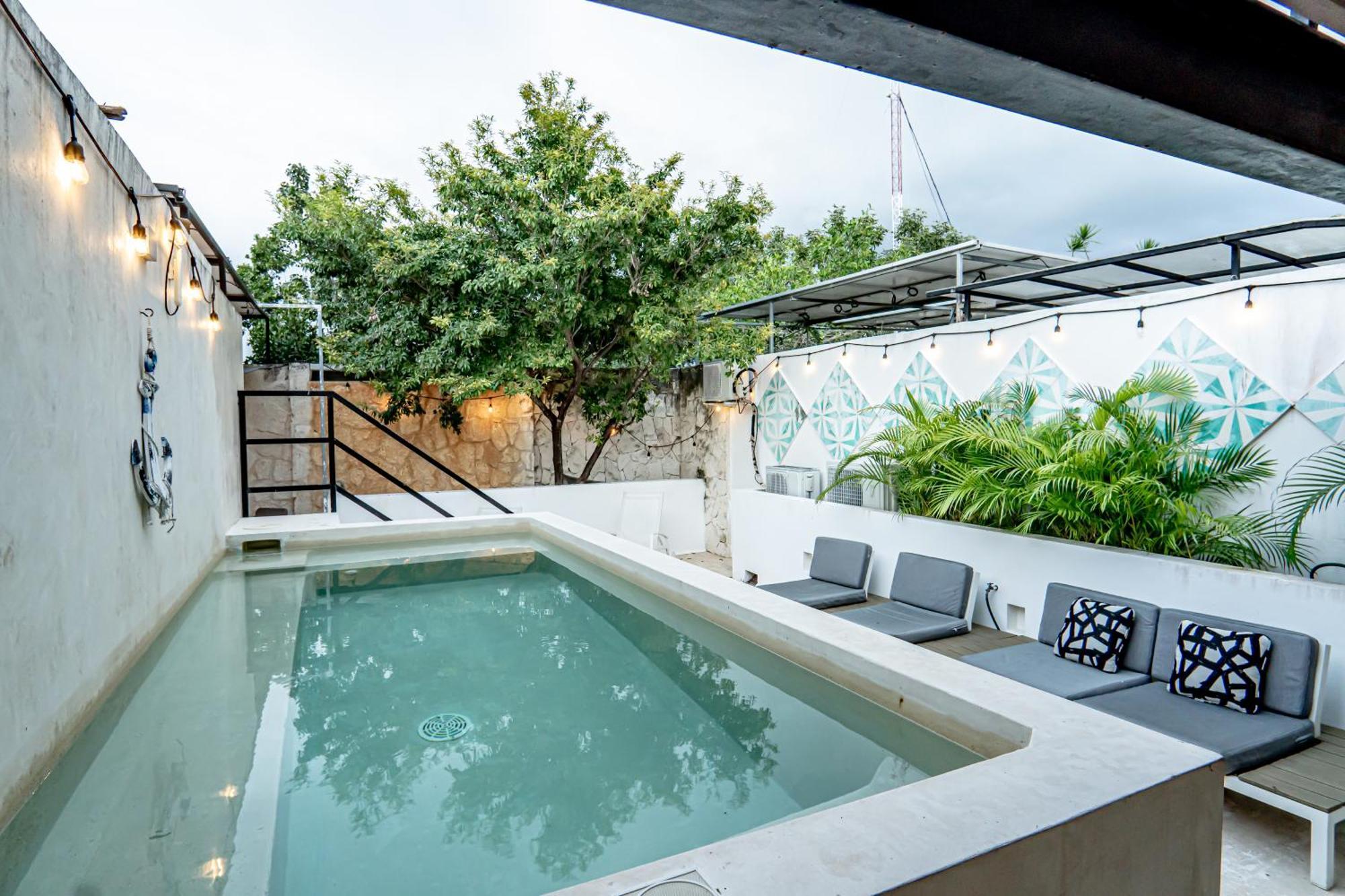 Two-condos House In Great Location With Rooftop And Pool And Bbq Tulum