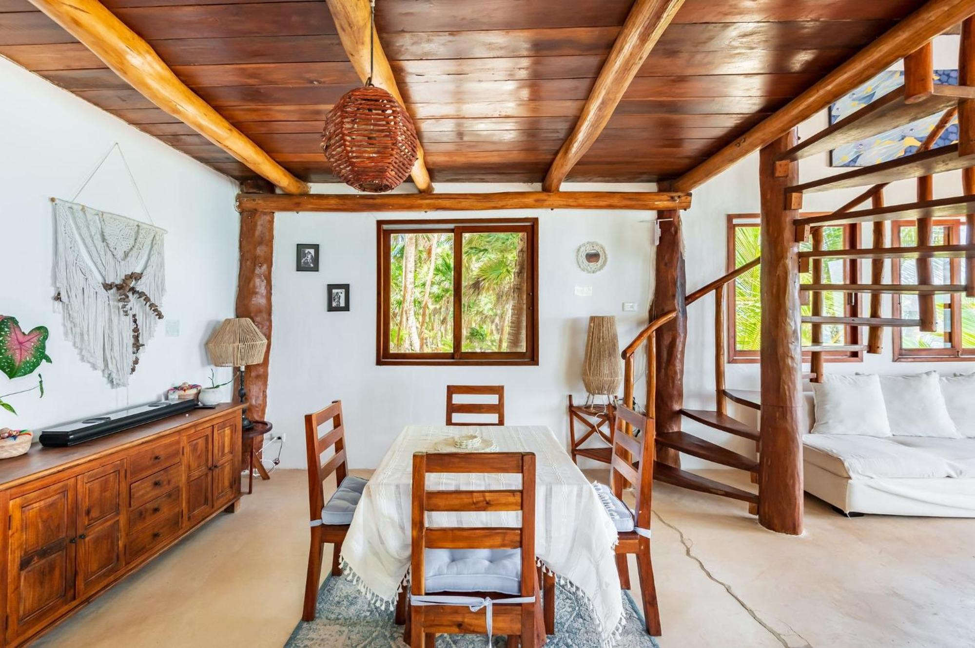 Holiday home Amazing Eco Palapa At Private In Sian Kaan.