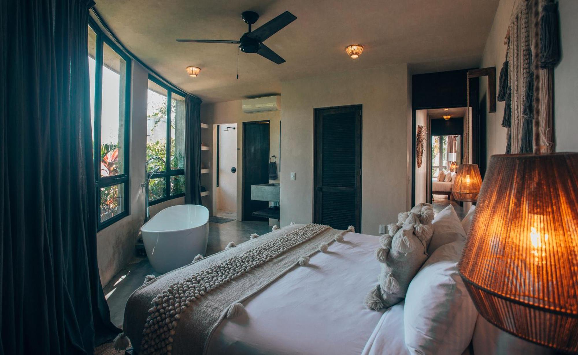 Jungle Rooftop -priv Pool-bathtub-jacuzzi 2a Villa Tulum