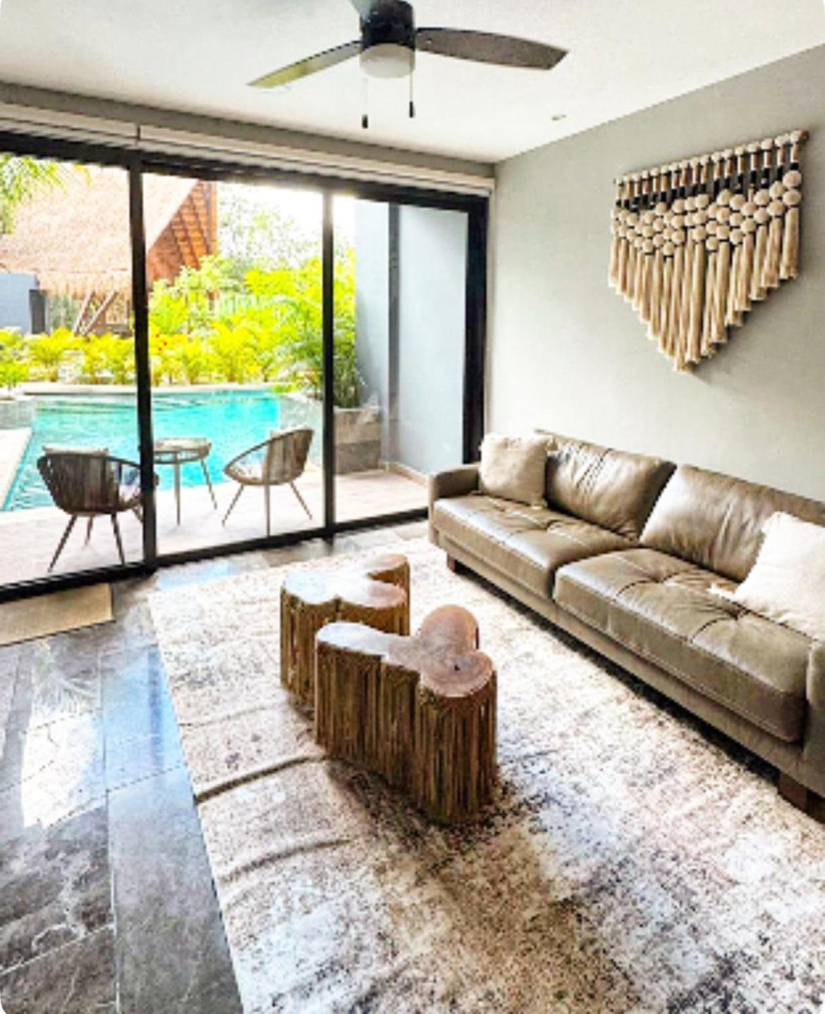 Exclusivo! 2 Dormitorios, 4 Camas, De 1 A 6 Huespedes Con Terraza Directo A La Alberca Y Otra Alberca Azotea Wifi , Gym , Sauna, Elevador Y Mas!!! Apartment