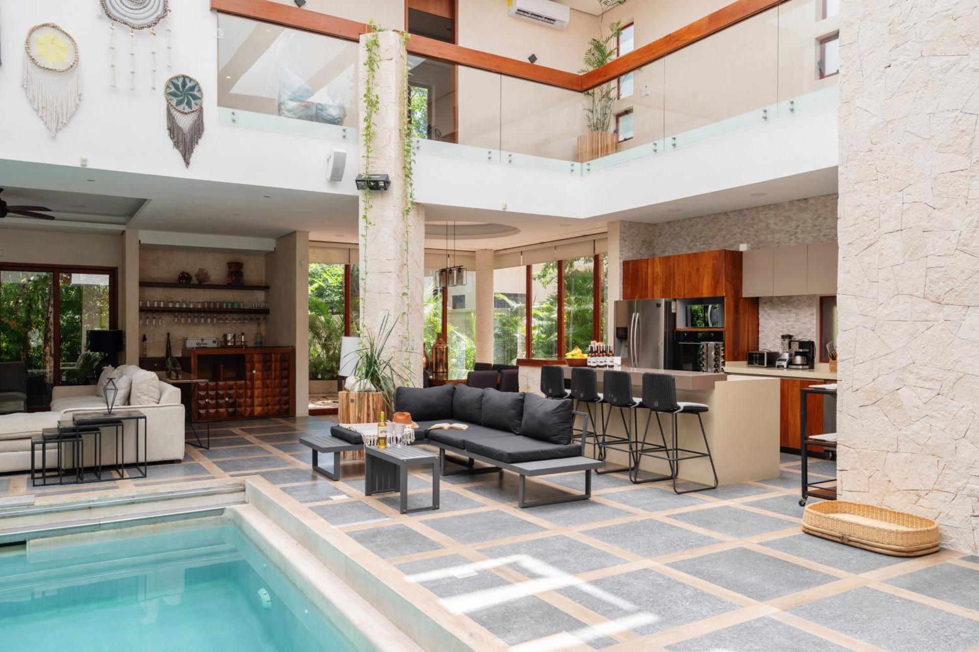 9br Luxury Aldea Zama, Private Pools & Gym! Tulum