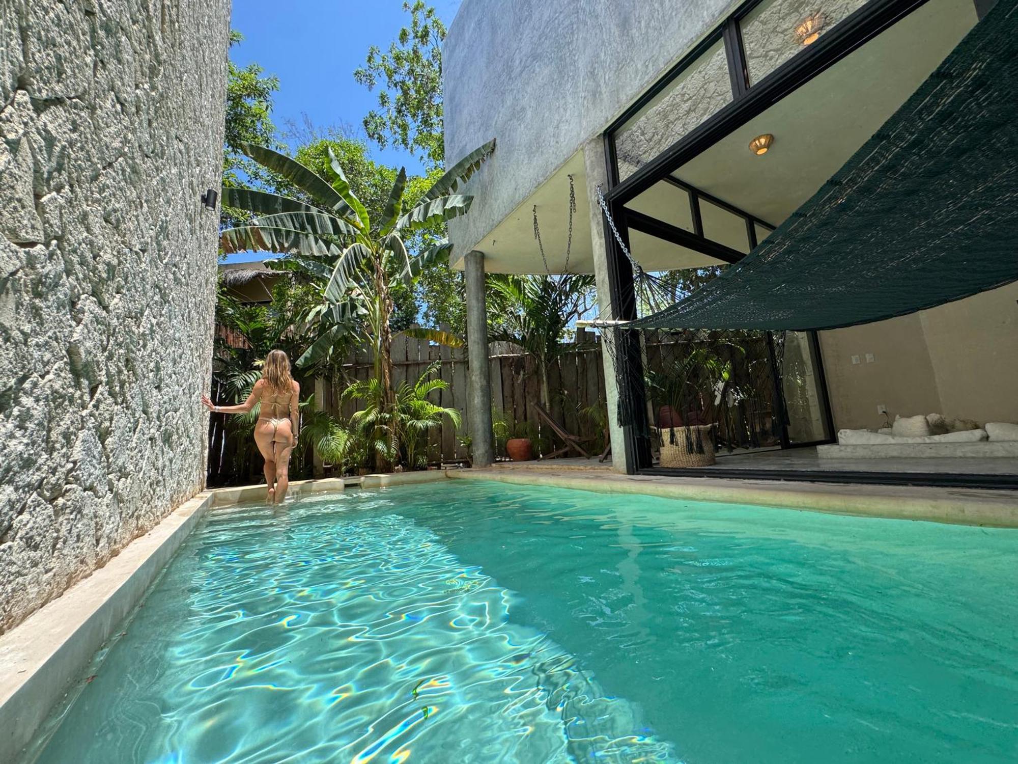 Jungle Rooftop -priv Pool-bathtub-jacuzzi 2a Tulum