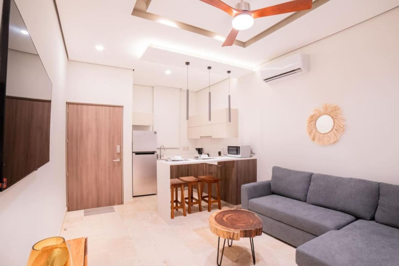 Amira Walking To The Tati Apartment Tulum