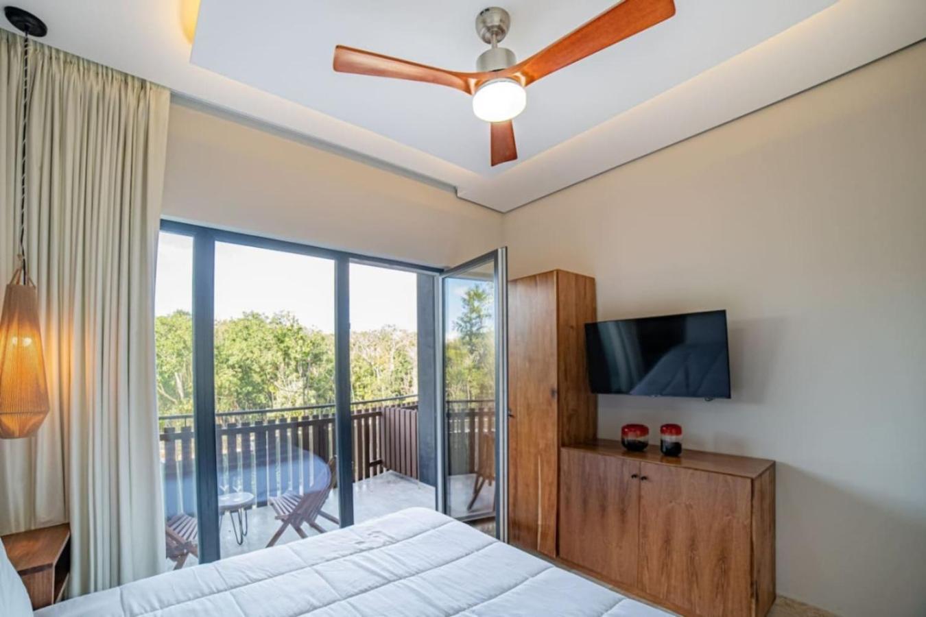 Amira Walking To The Tati Apartment Tulum