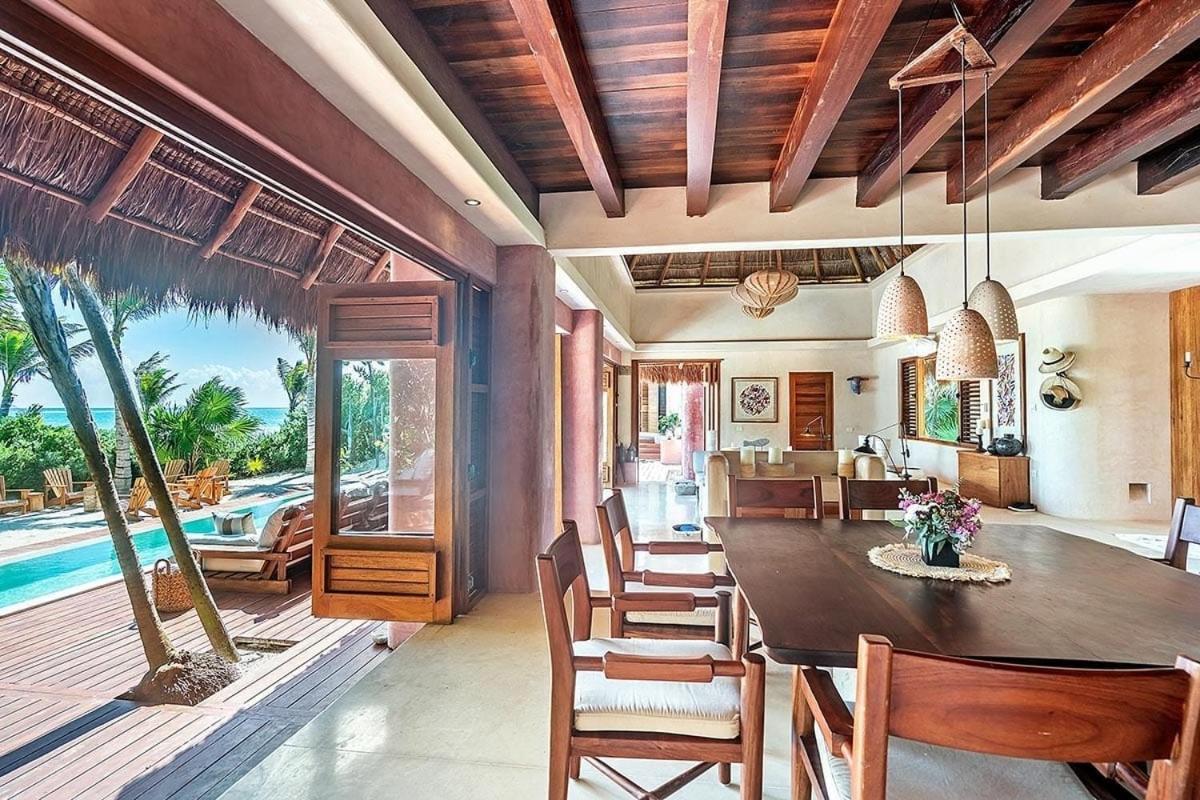 Anana Casa Cantarena Beachfront Meals Included Villa Tulum