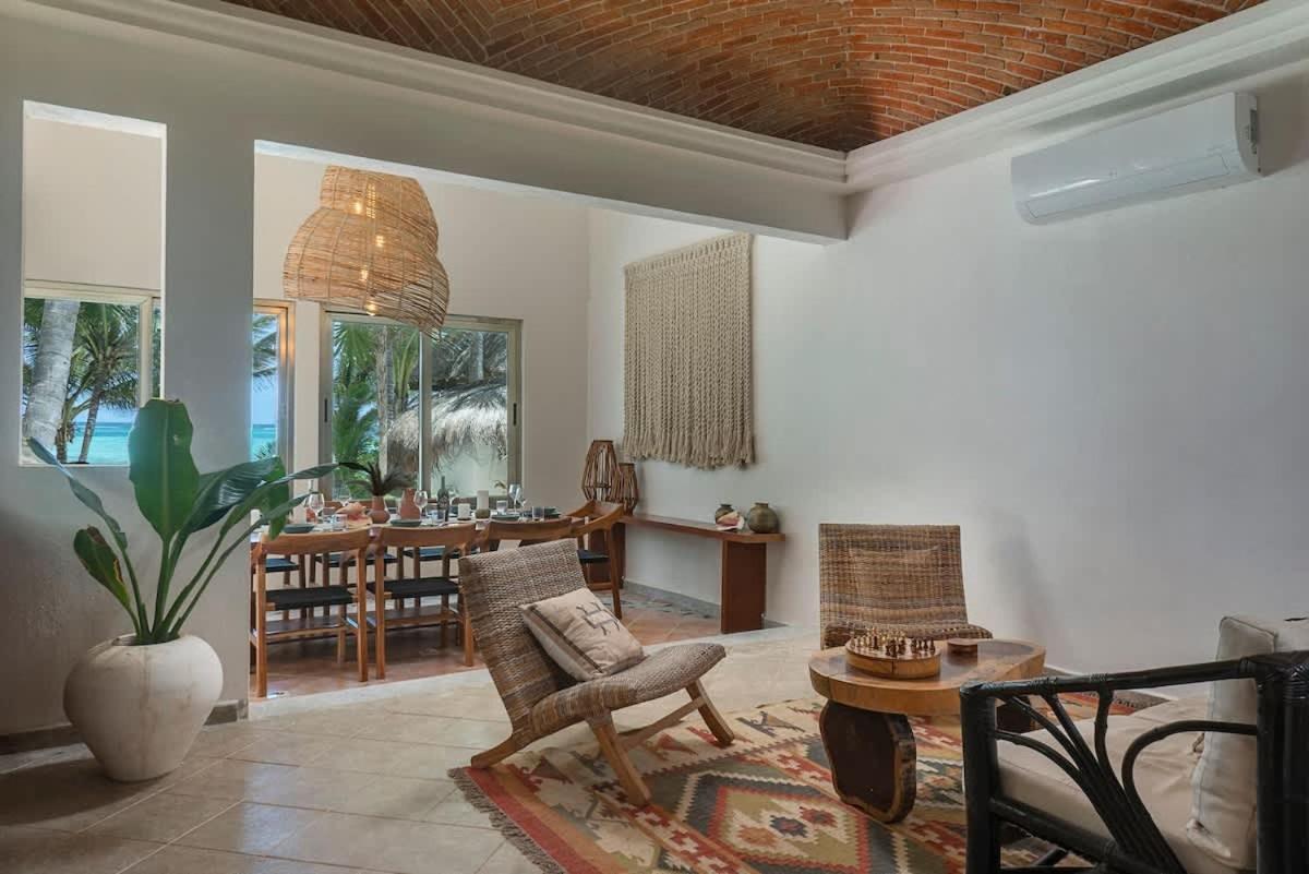 New 3br Private Beachfront With Pool At Soliman * Tulum