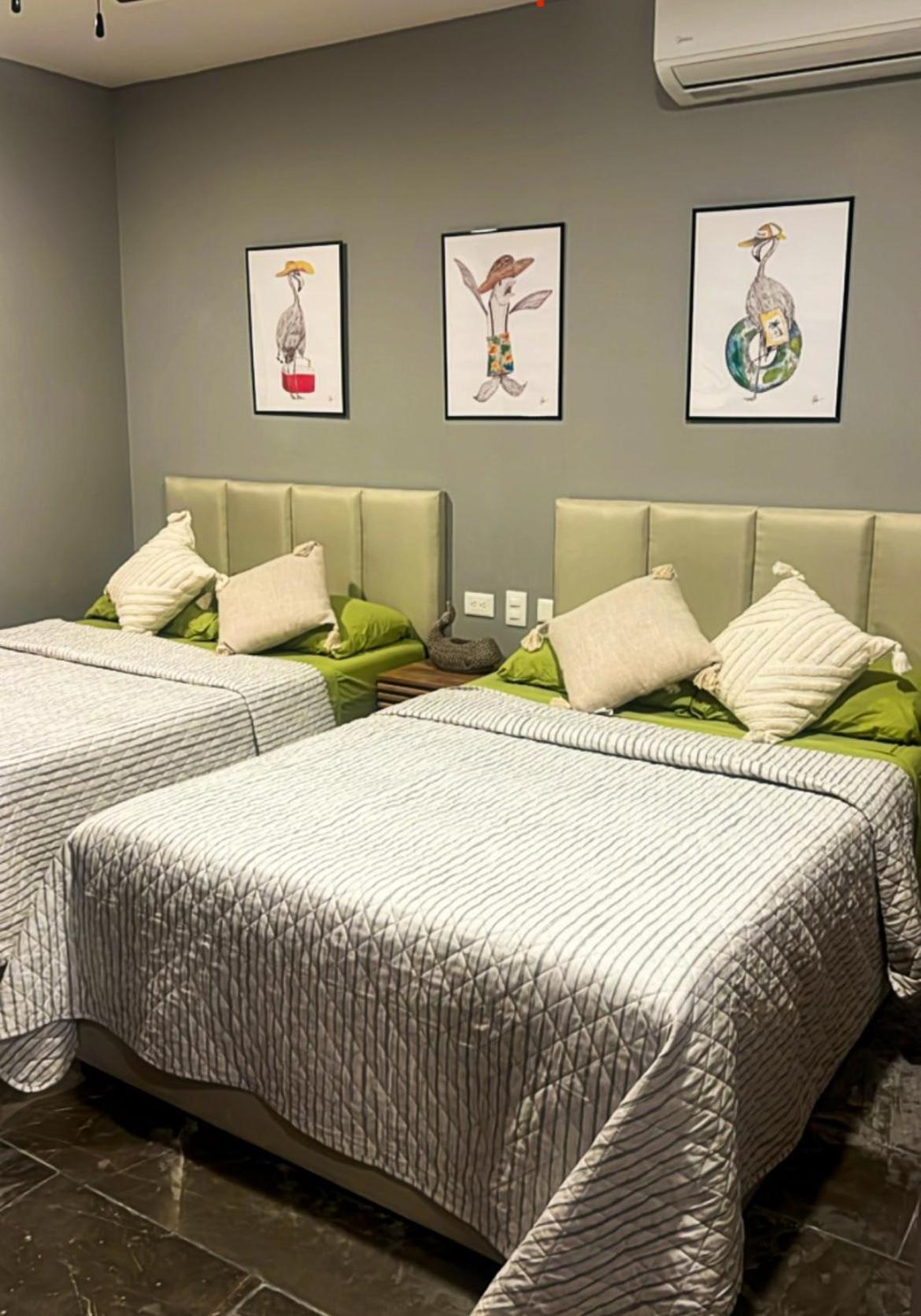 Apartment Exclusivo! 2 Dormitorios, 4 Camas, De 1 A 6 Huespedes Con Terraza Directo A La Alberca Y Otra Alberca Azotea Wifi , Gym , Sauna, Elevador Y Mas!!! Tulum