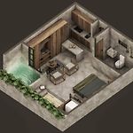 Amazing Jungle Condo Near Beach Town 200Mb Pool