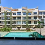 Charming Studio In The Heart Of Tulum With Private Balcony, Swimming Pool, Outdoor Seating & Kid\'S Area