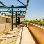 New Chic Studio Private Balcony Roof Pool Gym