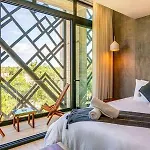 New Chic Studio Private Balcony Roof Pool Gym