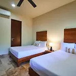 Zen Oasis Swim Up Pool W Tiki Hut Bar + Gym Tulum