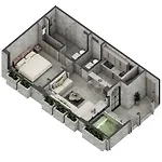 New! Private Pool. Near Beach&Town. 200Mb Wi-Fi