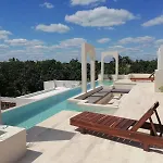 New Ph W/private Pool. Tulums #1 Roofop.200mb Wifi Apartamento Tulum