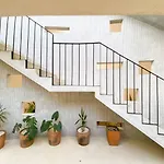 Bohochic Studio With Full Kitchen, Pool, Balcony Wifi