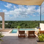 Apartamento Amazing Jungle Near Town 200mb Pool Tulum