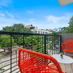 Top Location Studio With Balcony Rooftop Pool In Aldea Zama