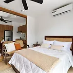 Top Location Studio With Balcony Rooftop Pool In Aldea Zama