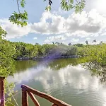 Departamento 5, Country Home, Con Muelle De Pesca, Club De Playa, Alberca, Cenote Y Campo De Golf, Contrata Day Pass Bahia Principe * Tulum