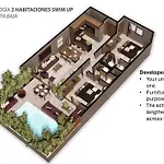 2br Designer's Pad Private Pool Closest To