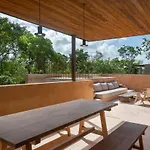 Boho 3br Organic Design Gated & Rooftop Tulum