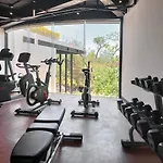 Panoramic 1-Br Studio,Garden, 360º Pool & Gym