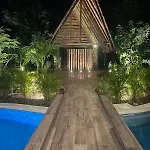 Exclusivo! 2 Dormitorios, 4 Camas, De 1 A 6 Huéspedes Con Terraza Directo A La Alberca Y Otra Alberca Azotea Wifi , Gym , Sauna, Elevador Y Mas!!! *