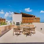 2 Bedroom Bliss Stunning Rooftop Gym Osmosis Desk * Tulum
