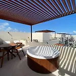 Apartamento Luxe Jungle Retreat With Private Terrace & Jacuzzi In Aldea Zama Tulum
