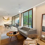 204 Hidden Gem Apartment In The Heart Of Tulum W/ Huge Private Terrace And Pool For 6 Pax