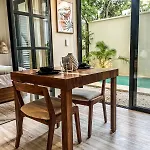 Full Private Pool, 1 Bed, 1 Sofa, 1 Inflatable Apartamento