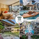 Apartamento Classy 2br On Private Cenote Big Gym Roof Pool *
