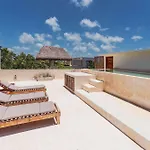 Stylish 3br Penthouse Haven With Plunge Pool Private Rooftop Pool & Jungle Panorama * Tulum